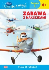 Disney Ucz się z nami Samoloty Zabawa naklejkami