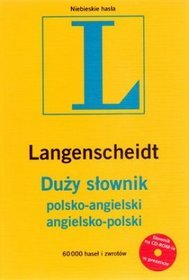 Duży słownik polsko angielski angielsko polski + CD