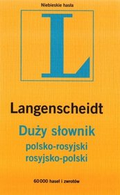 Duży słownik polsko rosyjski rosyjsko polski