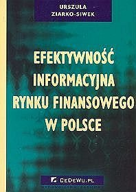 Efektywność informacyjna rynków finansowych