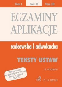 Egzaminy Aplikacje Radcowska i Adwokacka Tom II