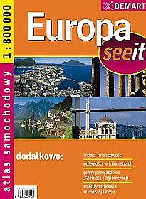 Europa - atlas samochodowy (skala 1:800 000)