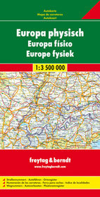 Europa mapa drogowa 1:3 500 000