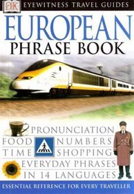 Europa rozmówki Dorling Kinderslay European Phrasebook