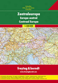 Europa Środkowa atlas 1:500 000 Freytag  Berndt