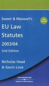 European Union Law Statutes 2003/04