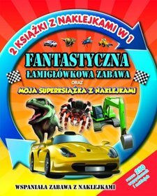 Fantastyczna łamigłówkowa zabawa Moja superksiążka z naklejkami