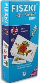 FISZKI język angielski dla dzieci 6-7 lat z płytą mini CD