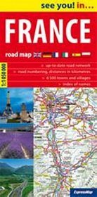 France road map 1:1 050 000