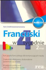 Francuski w 4 tygodnie Etap 2 z płytą CD