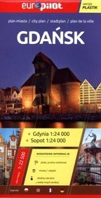 Gdańsk Gdynia Sopot plan miasta  1:22 500