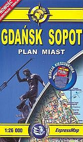 Gdańsk Sopot plan miast 1:26 000