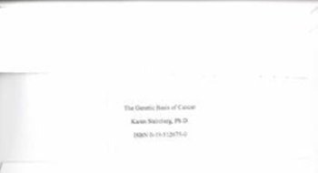 Genetic Basic of Cancer CD-Rom