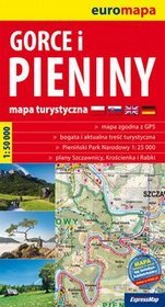 Gorce i Pieniny 1:50 000 - mapa turystyczna