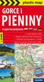 Gorce i Pieniny - foliowana mapa turystyczna 1:50 000