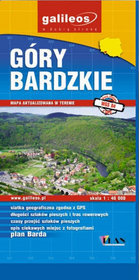 Góry Bardzkie mapa 1:40 000 Plan