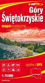 Góry Świętokrzyskie - mapa turystyczna w skali 1:75 000