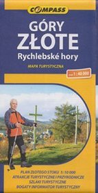 Góry Złote Rychlebskie hory Mapa turystyczna 1:40 000