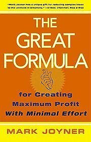 Great Formula...for Creating Maximum