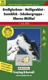 Großglockner Heiligenblut Sonnblick Schobergruppe Oberes Mölltal mapa 1:35 000 Freytag  Berndt