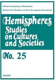 Hemispheres. Studies on Cultures and Societies. No.25