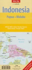 Indonezja Papau i Maluku mapa 1:1 500 000 Nelles