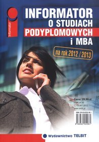 Informator o studiach podyplomowych i MBA 2012/2013