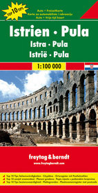 Istria-Pula mapa 1:100 000 Freytag  Berndt