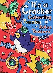 It`s cracker. Colouring. Puzzles. Jokes. Teasers