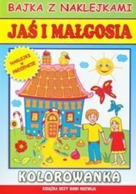 Jaś i Małgosia Bajka z naklejkami