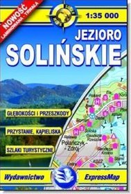 Jezioro Solińskie 1 : 35 000 wersja mini - laminowana