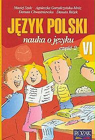 Język polski, Nauka o języku - podręcznik, część 2, klasa 6, szkoła podstawowa