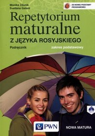 Język rosyjski. Repetytorium maturalne z języka rosyjskiego. Zakres podstawowy. Klasa 1-3. Materiały pomocnicze - szkoła ponadgimnazjalna