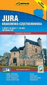 Jura Krakowsko-Częstochowska Przewodnik turystyczny i 2 mapy w skali 1:50000