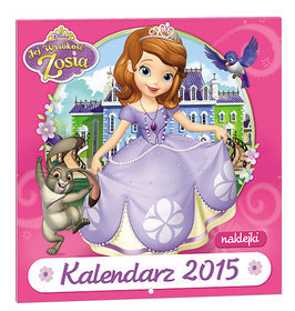 Kalendarz 2015. Disney Junior Jej Wyskość Zosia - ścienny + naklejki