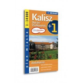 Kalisz - plan miasta (skala 1:14 000)