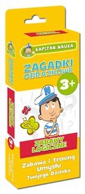 Kapitan Nauka Zagadki obrazkowe Zabawy logiczne 3+