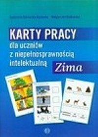 Karty pracy dla uczniów z niepełnosprawnością intelektualna. Zima