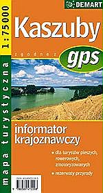 Kaszuby - mapa turystyczna (skala 1:75 000)