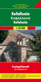 Kefalonia mapa 1:50 000 Freytag  Berndt