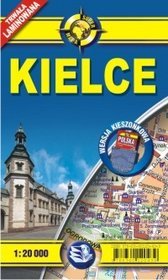 Kielce - kieszonkowy laminowany plan miasta w skali 1: 20 000