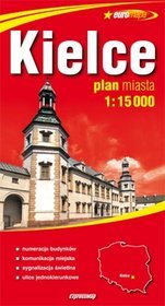 Kielce plan miasta 1:20 000