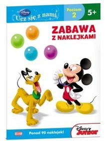 Disney Ucz się z nami Klub Przyjaciół Myszki Miki Zabawa z naklejkami