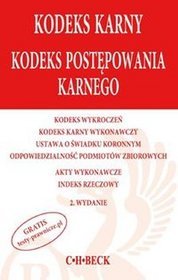 Kodeks karny Kodeks postępowania karnego