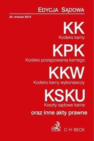 Kodeks karny. Kodeks postępowania karnego. Kodeks karny wykonawczy. Koszty sądowe karne