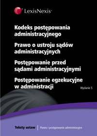 Kodeks postępowania administracyjnego Prawo o ustroju sądów administracyjnych Postępowanie przed sąd