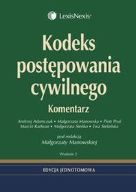 Kodeks postępowania cywilnego. Komentarz