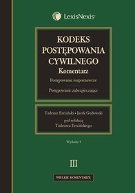 Kodeks postępowania cywilnego Komentarz t.3