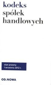 Kodeks spółek handlowych 1.09.2012