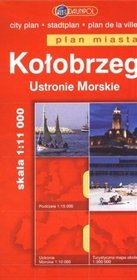 Kołobrzeg Ustronie Morskie Plan miasta 1:11 000